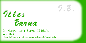 illes barna business card